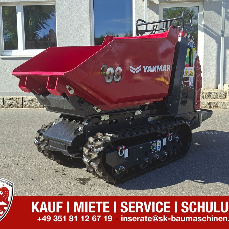 Tracked dumper Yanmar C08-A TV
