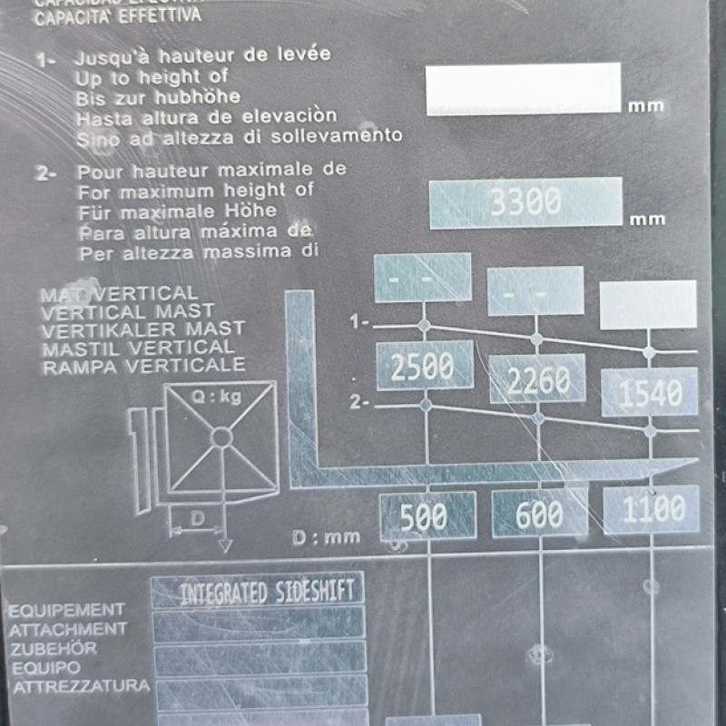 Chariot à mât Manitou MI 25 G ST5
