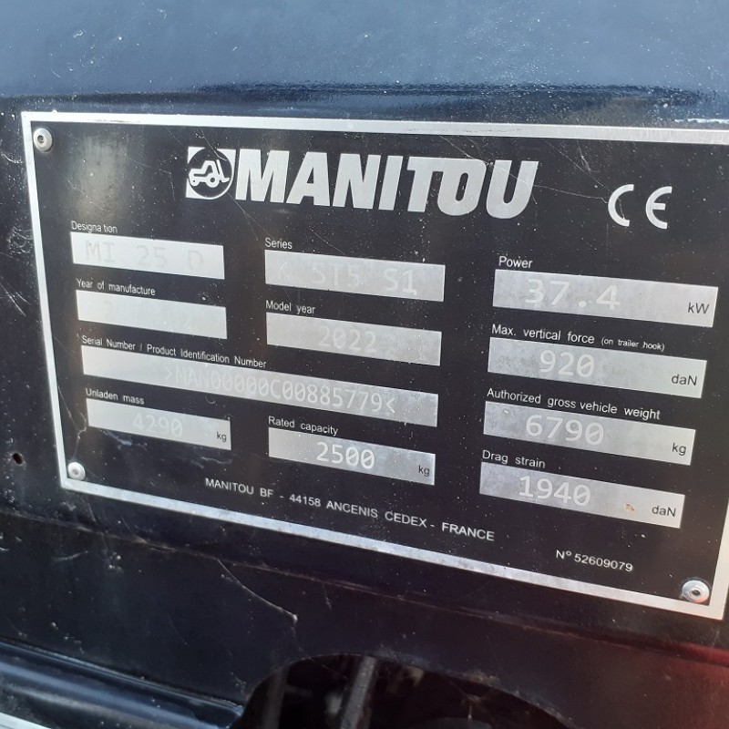 Empilhador de mastro Manitou MI25D
