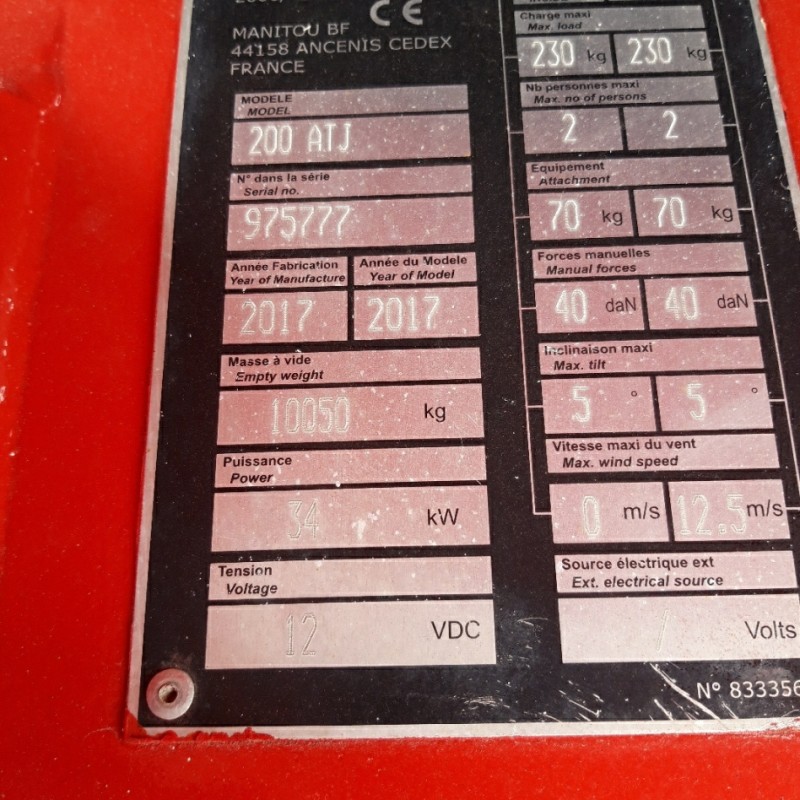 Hoogwerker Manitou 200ATJ  RC