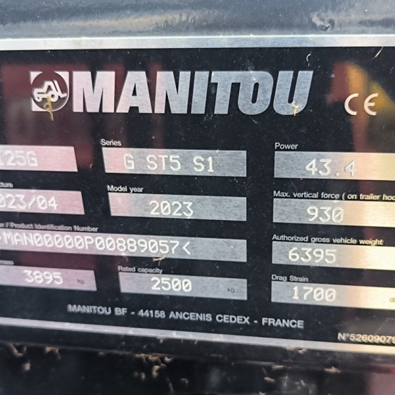 Masted forklift truck Manitou MI 25 G ST5