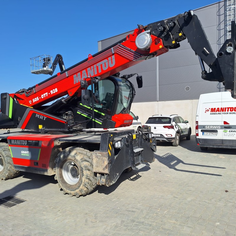 Drehbarer Teleskoplader Manitou MRT 2145 360 115 Vision