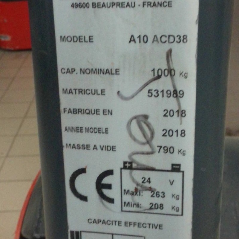 Matériel de magasinage Manitou A10