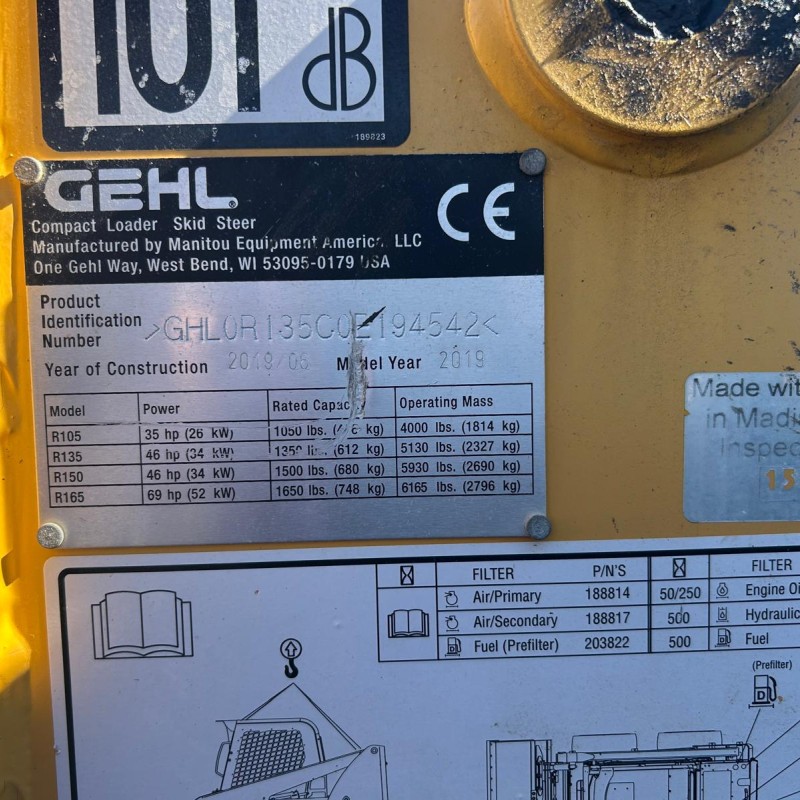 Teleskoplader Gehl R135 GEN:2