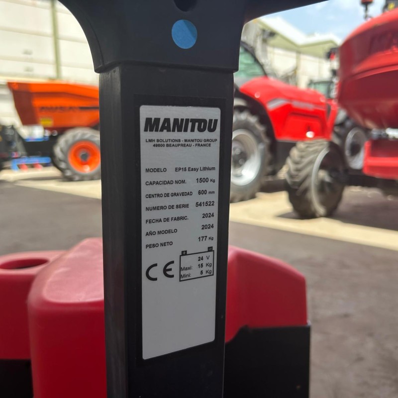 Warehouse equipment Manitou EP 15 EASY LITHIUM
