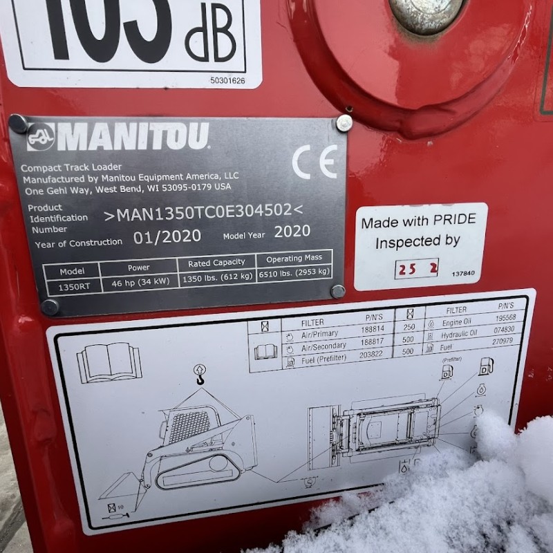 Kettenlader Manitou 1350RT