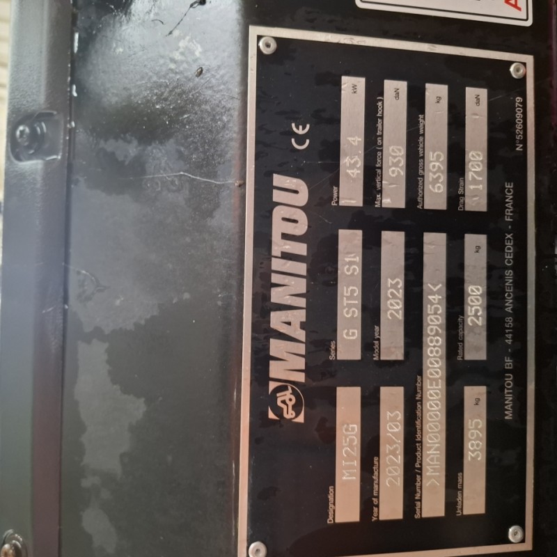 Chariot à mât Manitou MI25G