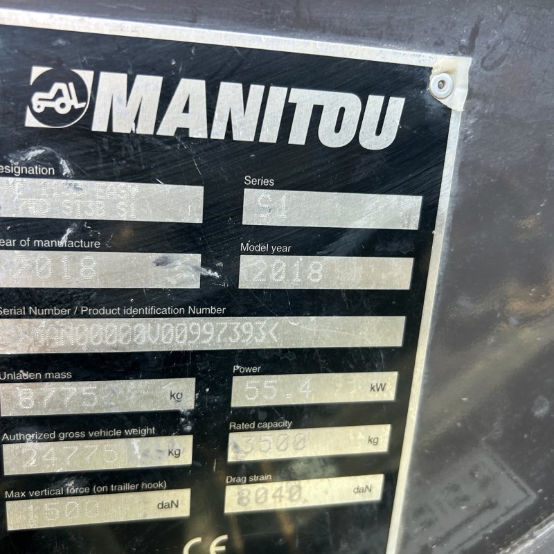 Empilhador telescópico Manitou MT 1135