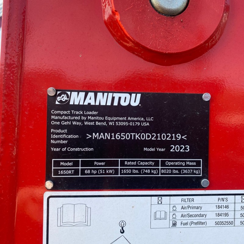 Kettenlader Manitou 1650RT