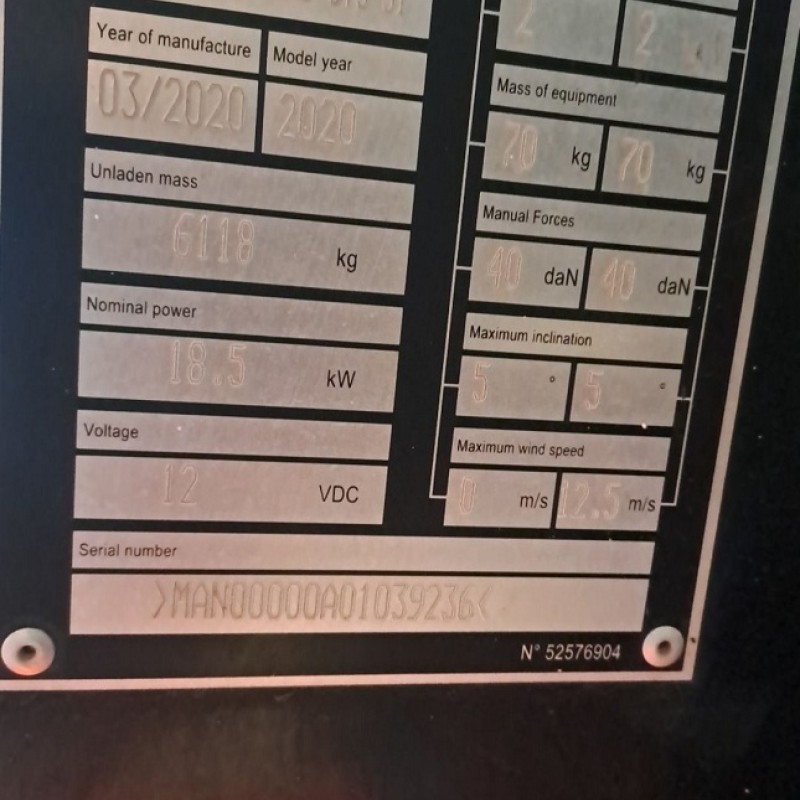 Nacelle élévatrice Manitou 160ATJ