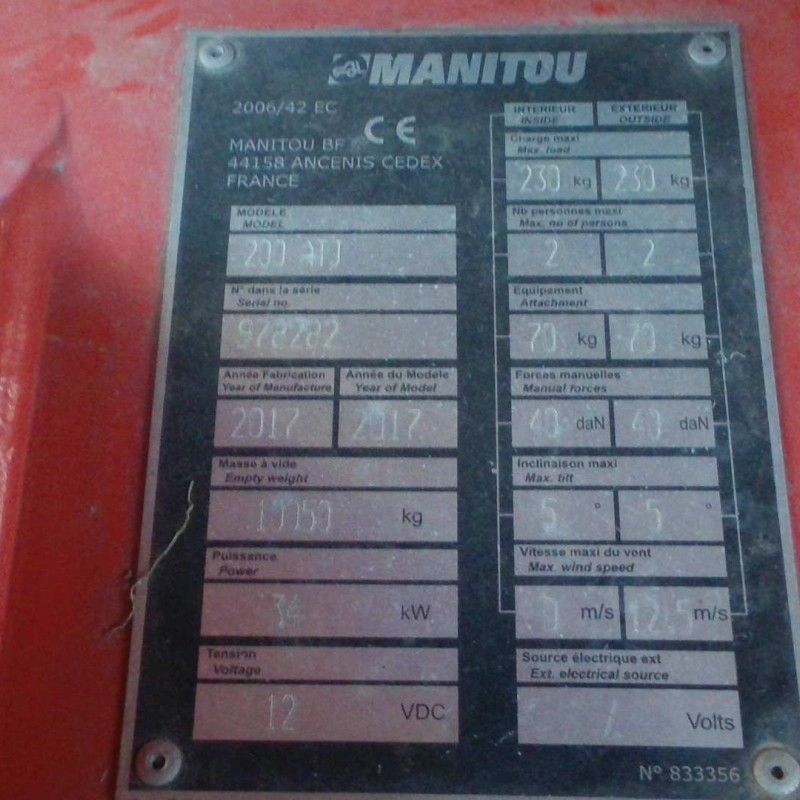 Hoogwerker Manitou 200ATJ