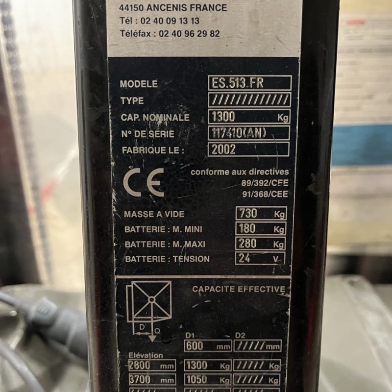 Matériel de magasinage Manitou ES 513