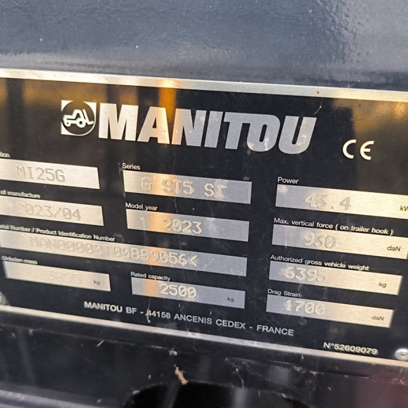 Chariot à mât Manitou MI 25 G ST5
