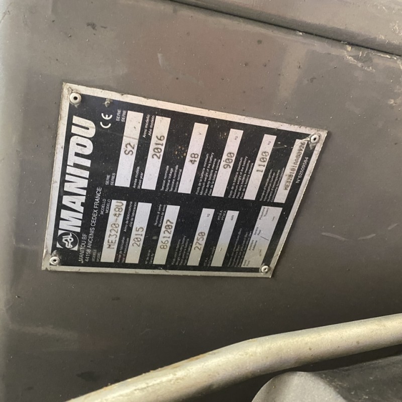 Empilhador de mastro Manitou ME320