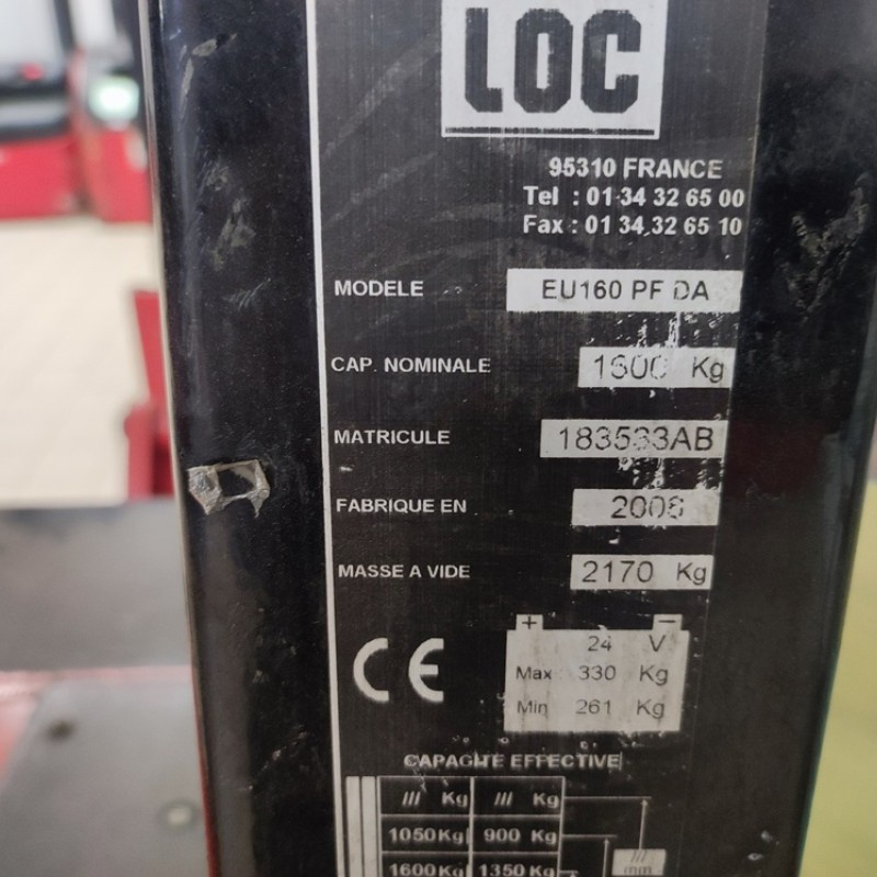Sprzęt magazynowy LOC LOC EU160PFDA