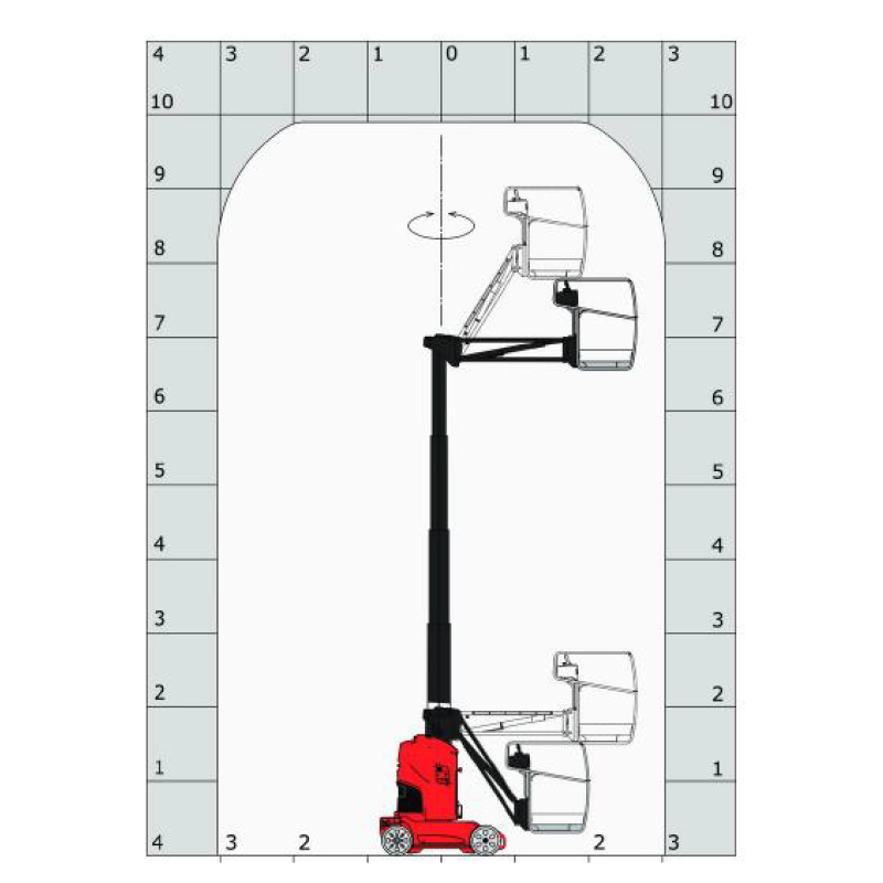 Aerial work platform Manitou 100VJR