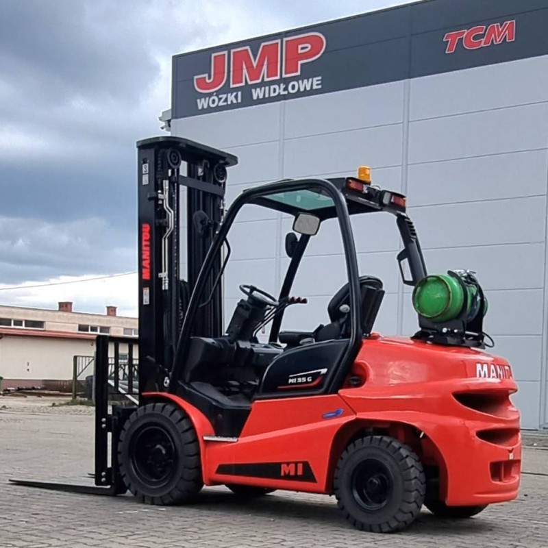 Masted forklift truck Manitou MI 35 G ST5