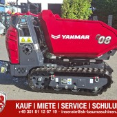 Tracked dumper Yanmar C08-A TV