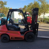Masted forklift truck Manitou MI 25 G ST5