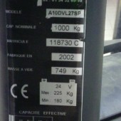 Warehouse equipment Manitou A10