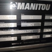 Masted forklift truck Manitou ME320