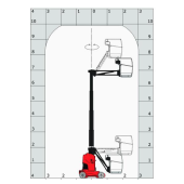 Aerial work platform Manitou 100VJR