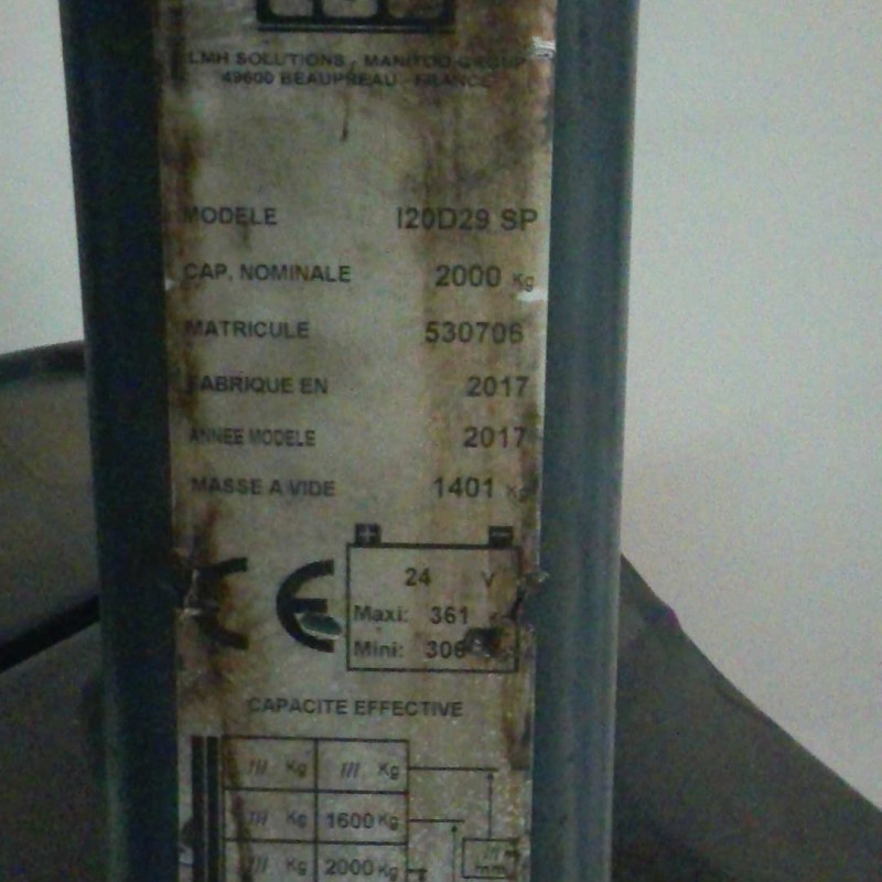 Matériel de magasinage Manitou I20